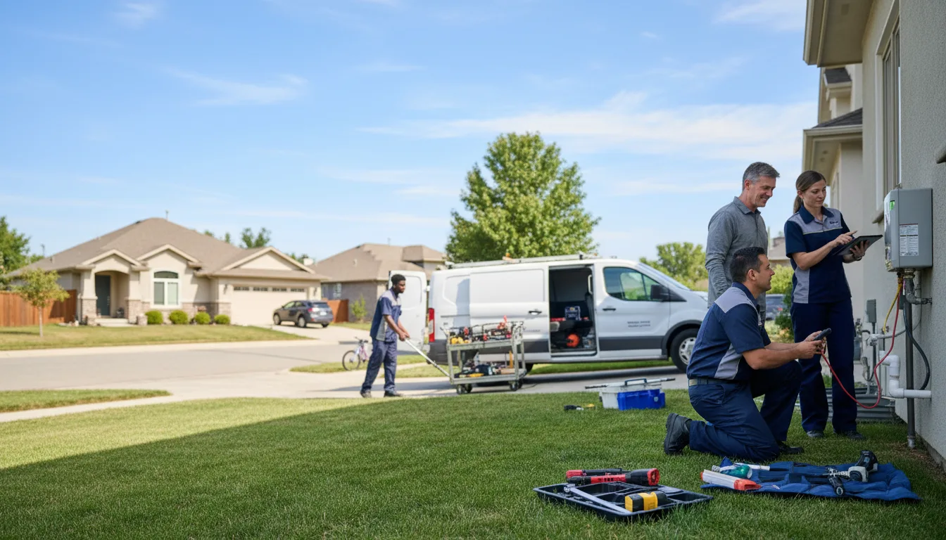 Tankless water heater service in Westford, VT